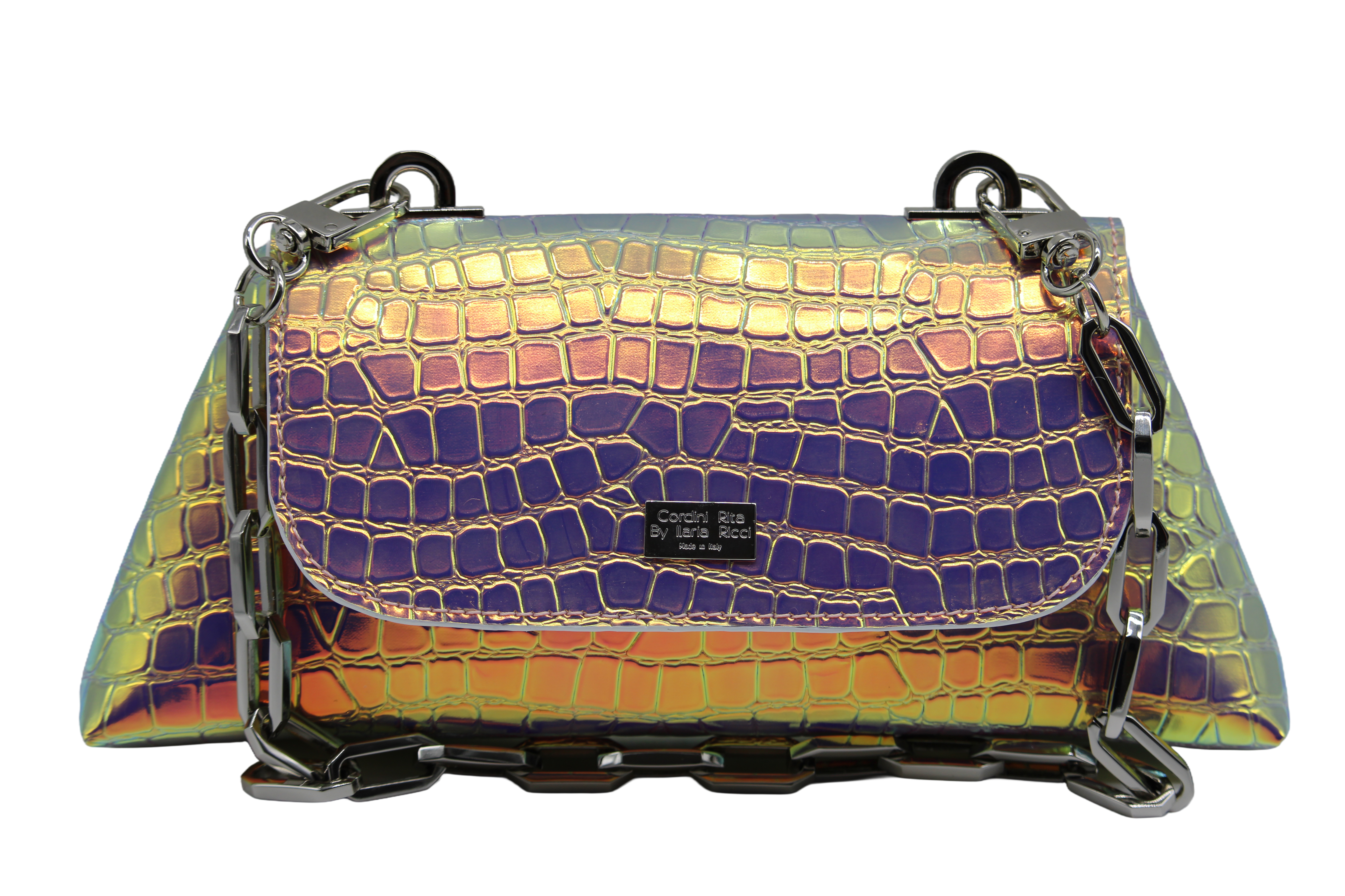Borsa Baby Cocco Specchiato