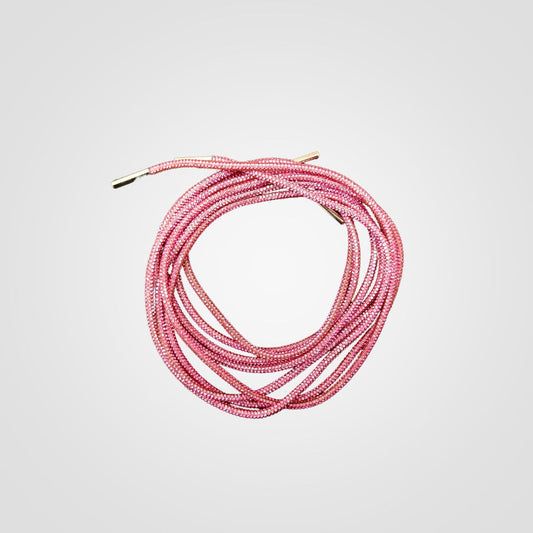 Stringhe per scarpe con strass fucsia